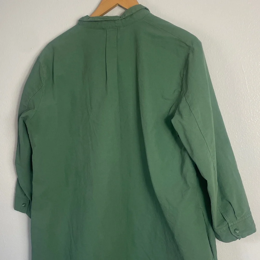 Pomander Place Tuckernuck Green Shirt Dress Size L - Picture 9 of 11